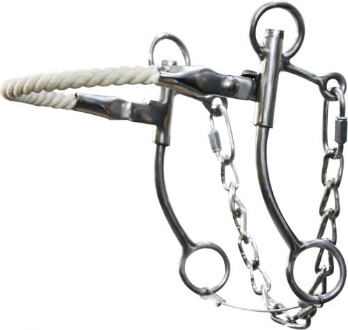 SS Rope Nose Hackamore