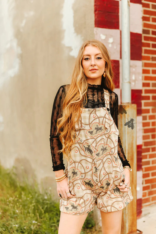 Gingham Reata Romper By 2Fly