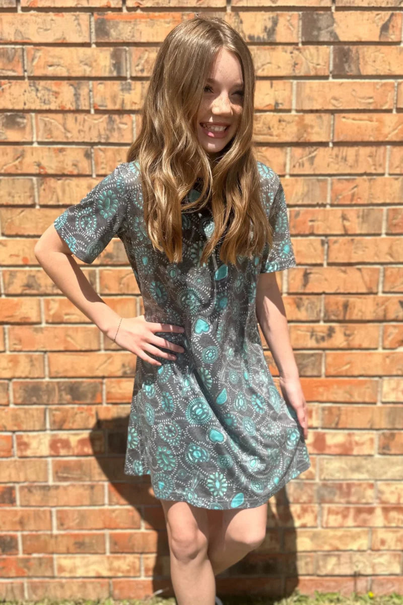 Navajo Country Dress Kids By Sterling Kreek