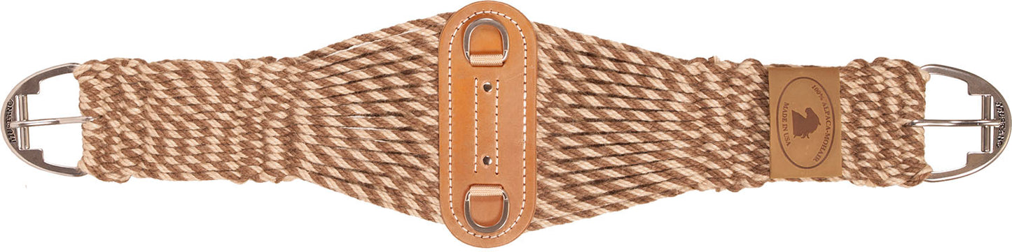 100% Alpaca/Mohair Twist Roper Cinch By Mustang