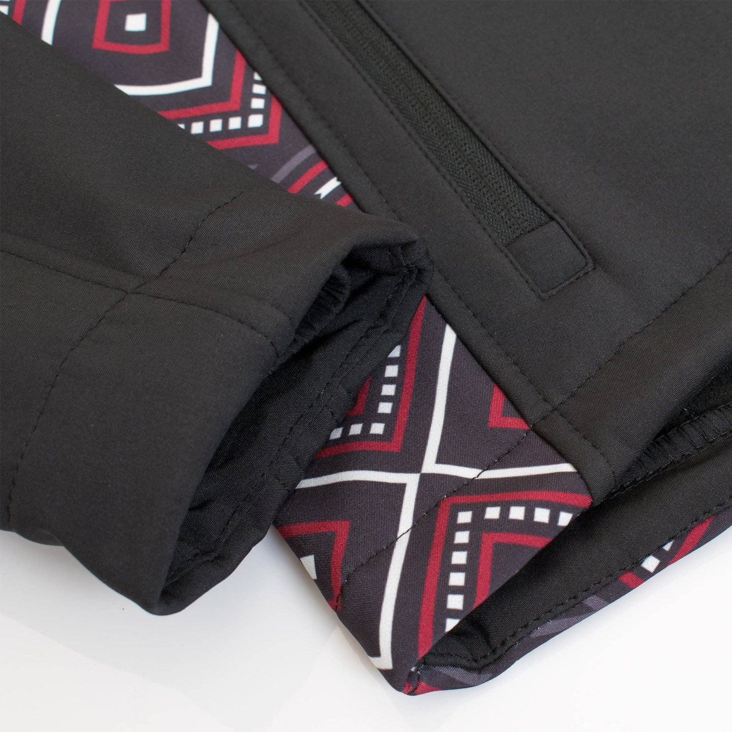 Black/Burg Aztec Print Jacket By Rodeo Clothing