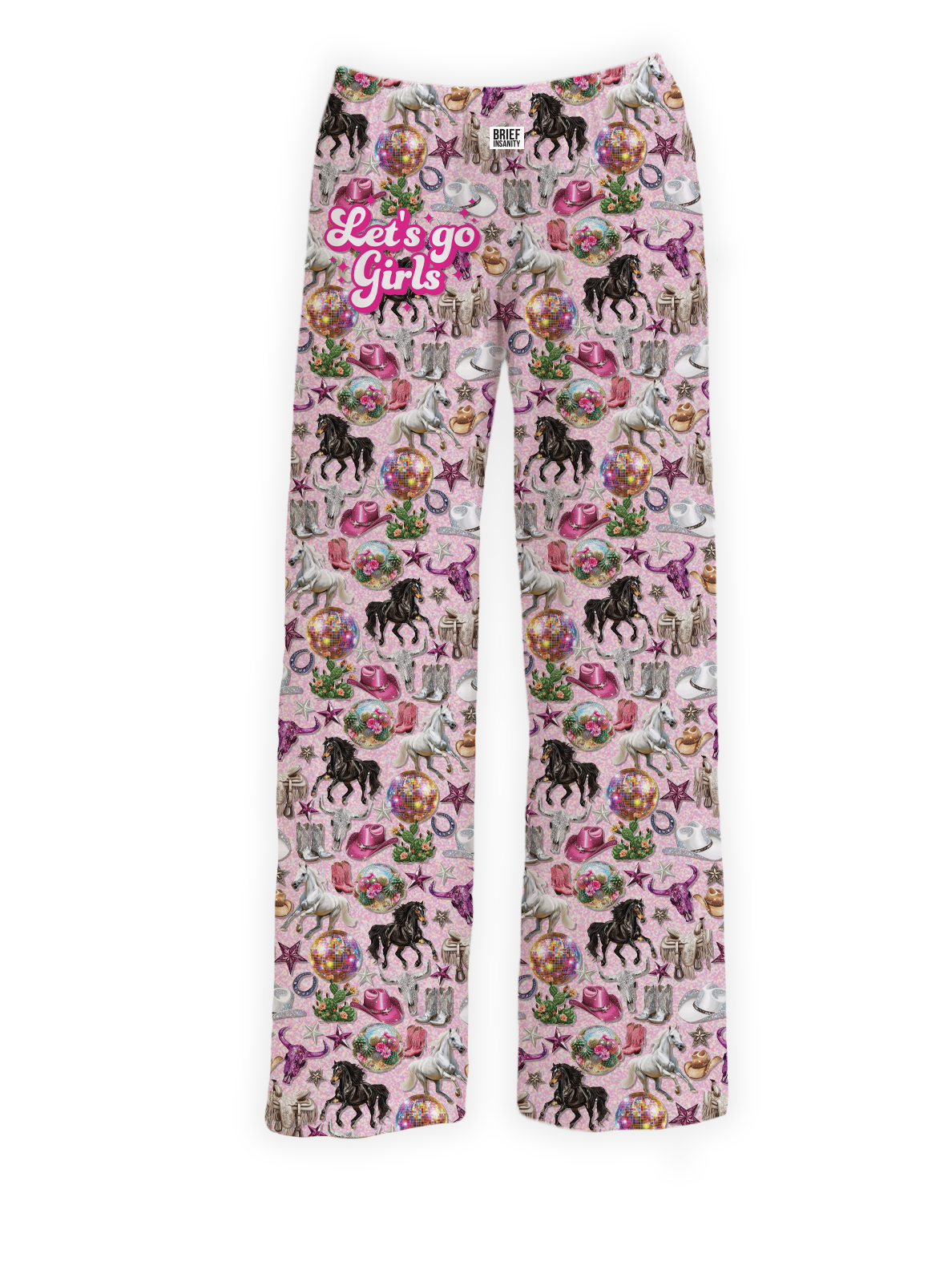 Glam Cowgirl Pajama Pants By Brief Insanity