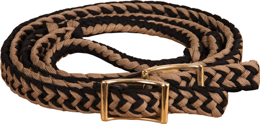 Braided Barrel Racing Rein By Mustang