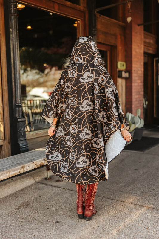 Paluxy Poncho- Buck Off By 2Fly