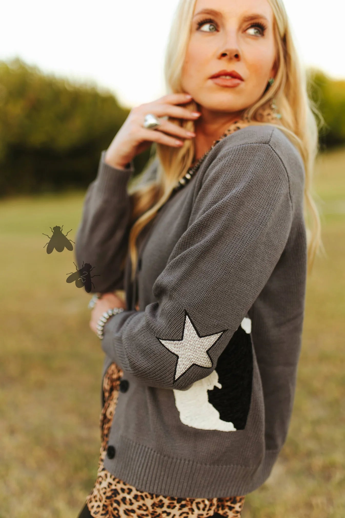 Cattle Cardi - Black Baldy By 2Fly