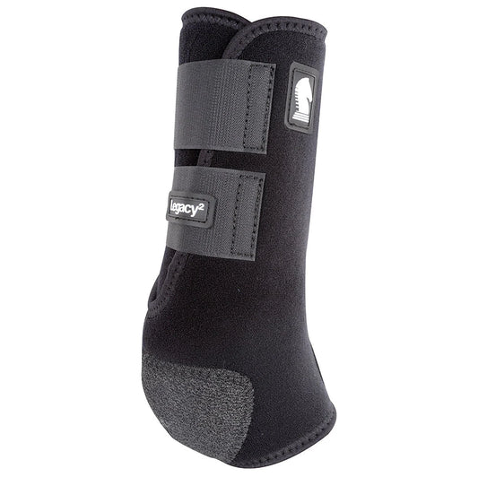 Classic Equine Flexion Black Hind Support Boots