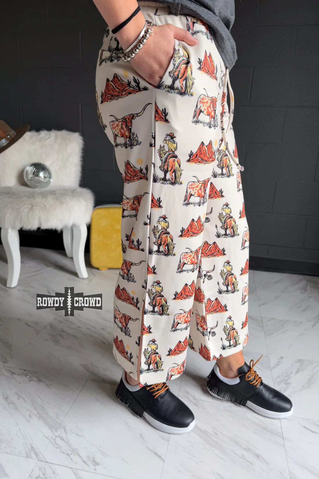 Tapaderos Pants By Rowdy Crowd