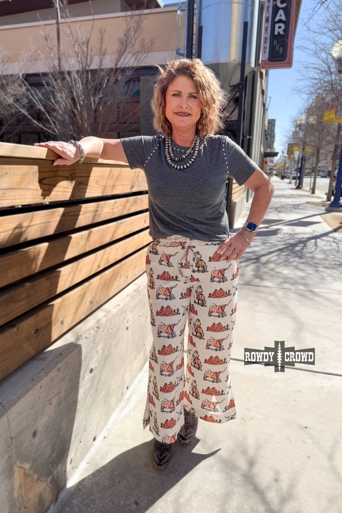 Tapaderos Pants By Rowdy Crowd