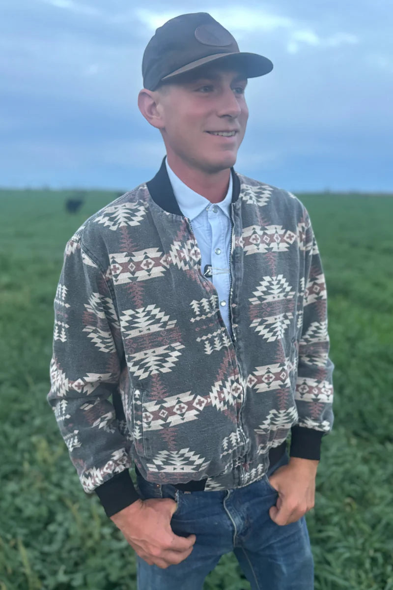 Sagebrush Spirit Bomber Jacket By Sterling Kreek