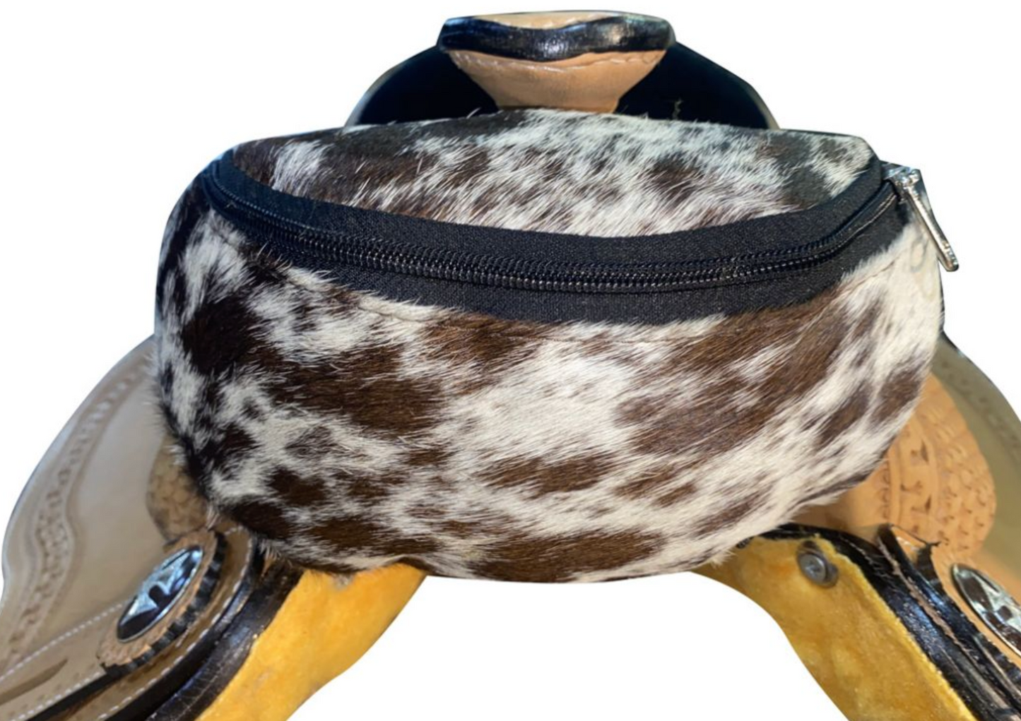 Cowhide Saddle Pouch