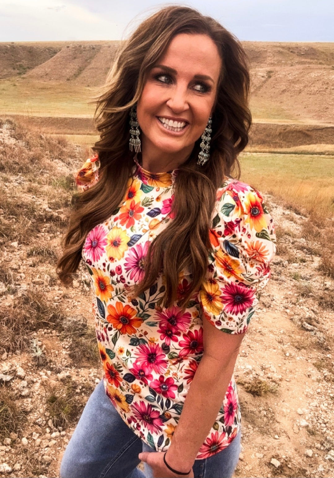 Sunrise Bloom Top By Sterling Kreek