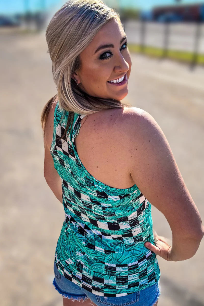 Miles Ahead Tank Top By Sterling Kreek