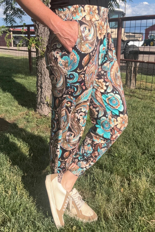 Oh My Paisley Joggers By Sterling Kreek