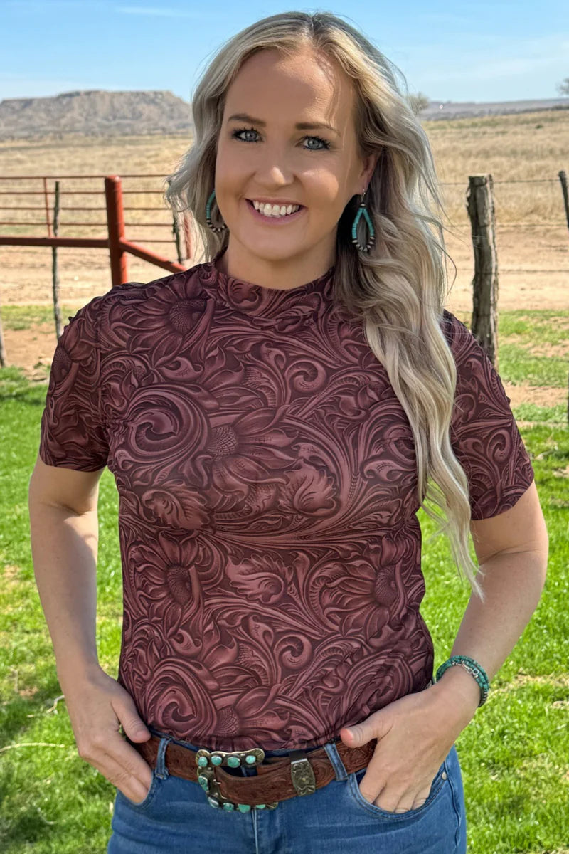 Country Roads Short Sleeve Mesh By Sterling Kreek