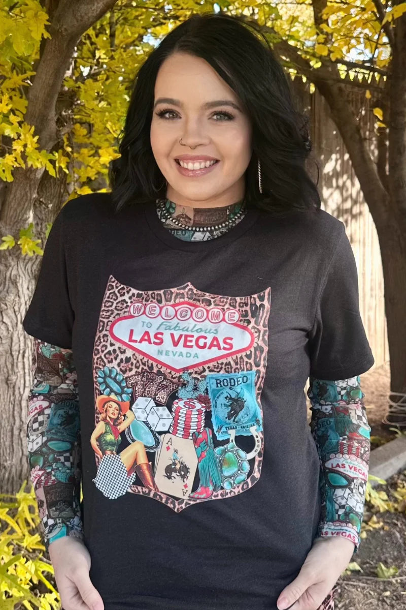 Viva Las Cowgirl Tee By Sterling Kreek