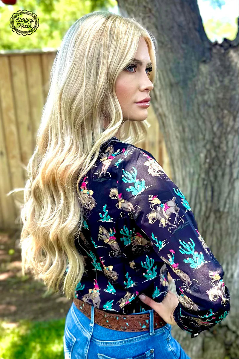 Western Grit Top By Sterling Kreek