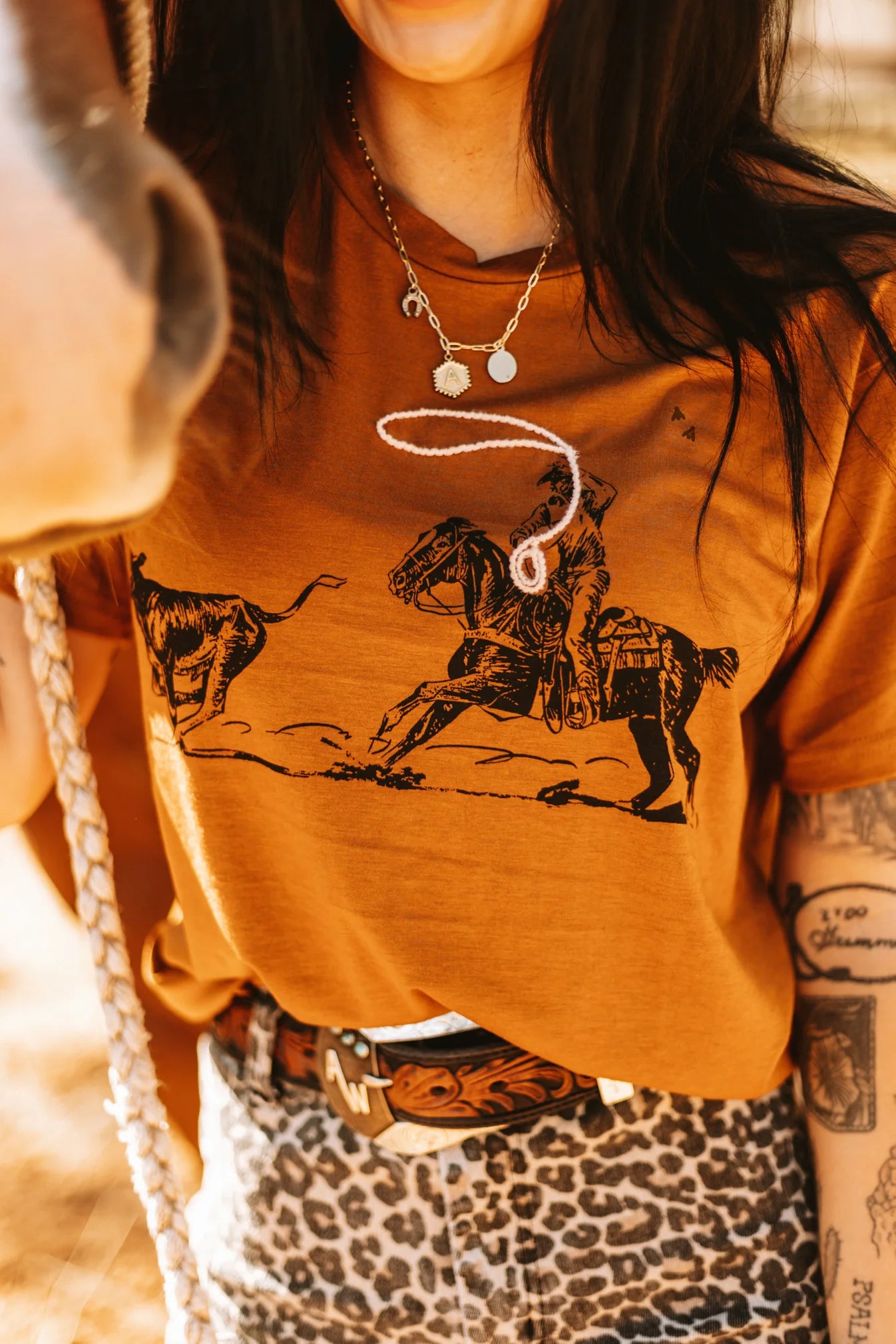Ridin N Ropin Tee By 2Fly