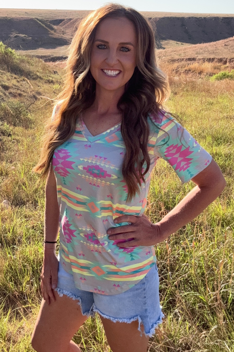 Aztec Daydream Top by Sterling Kreek