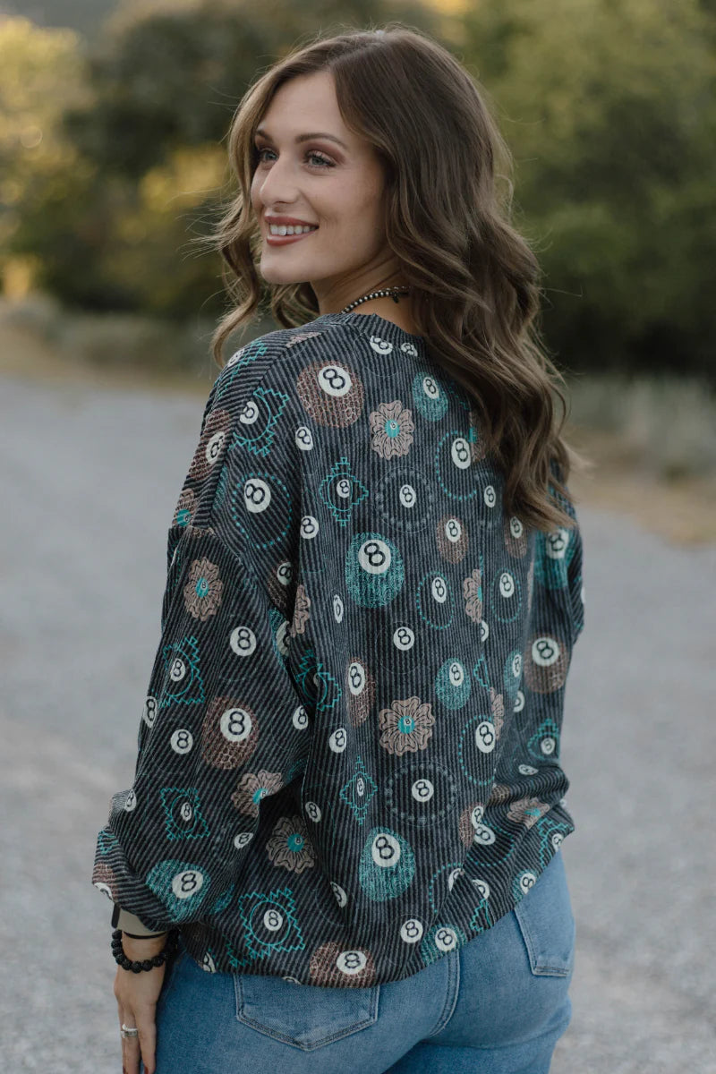 Break Shot Blossom Top By Sterling Kreek