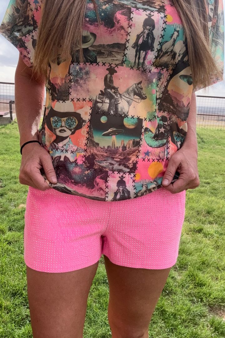 Jitterbug Shorts - Pink by Sterling Kreek