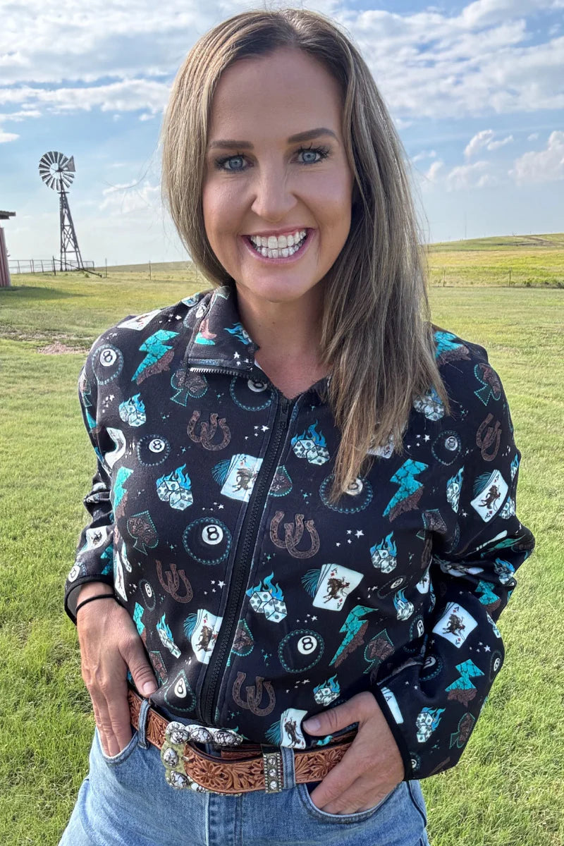 Cowgirl Charm Cropped Jacket By Sterling Kreek