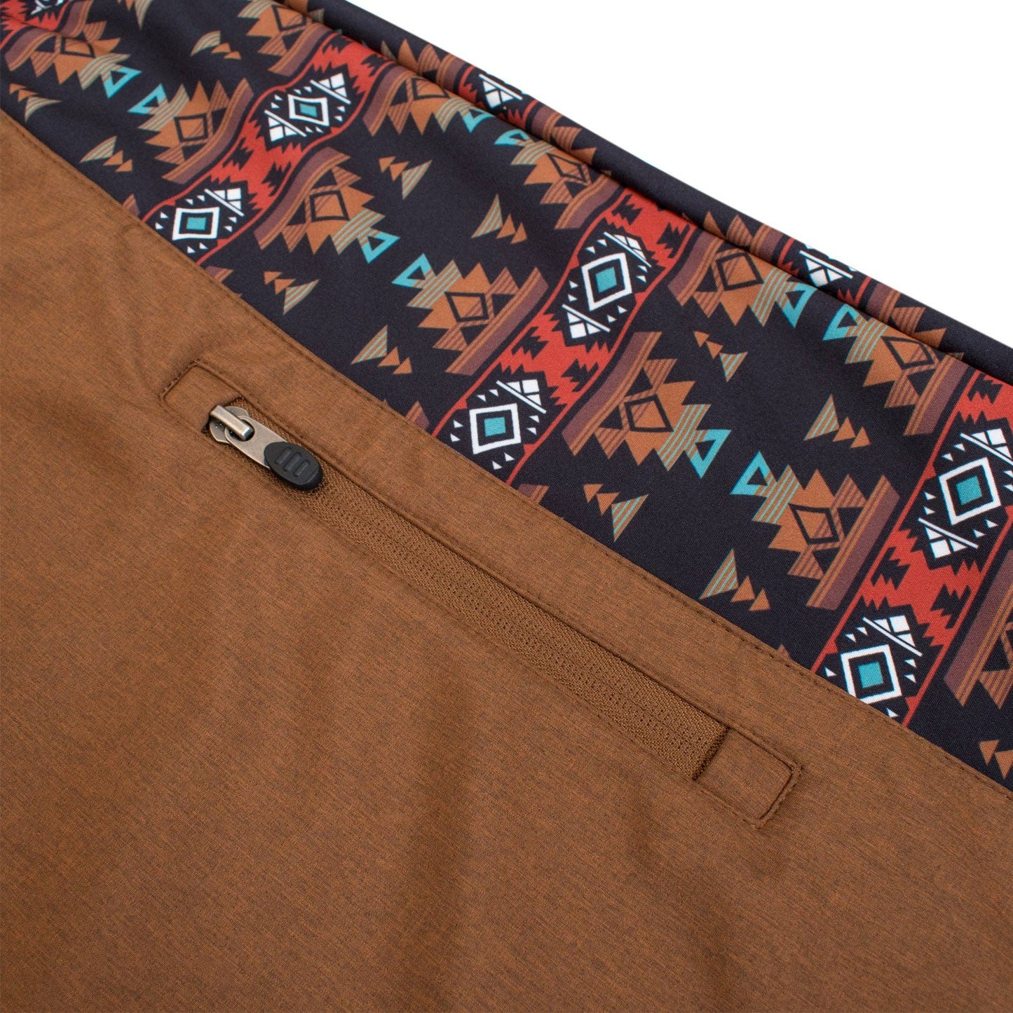 Cognac/Rust Aztec Print Jacket By Rodeo Clothing