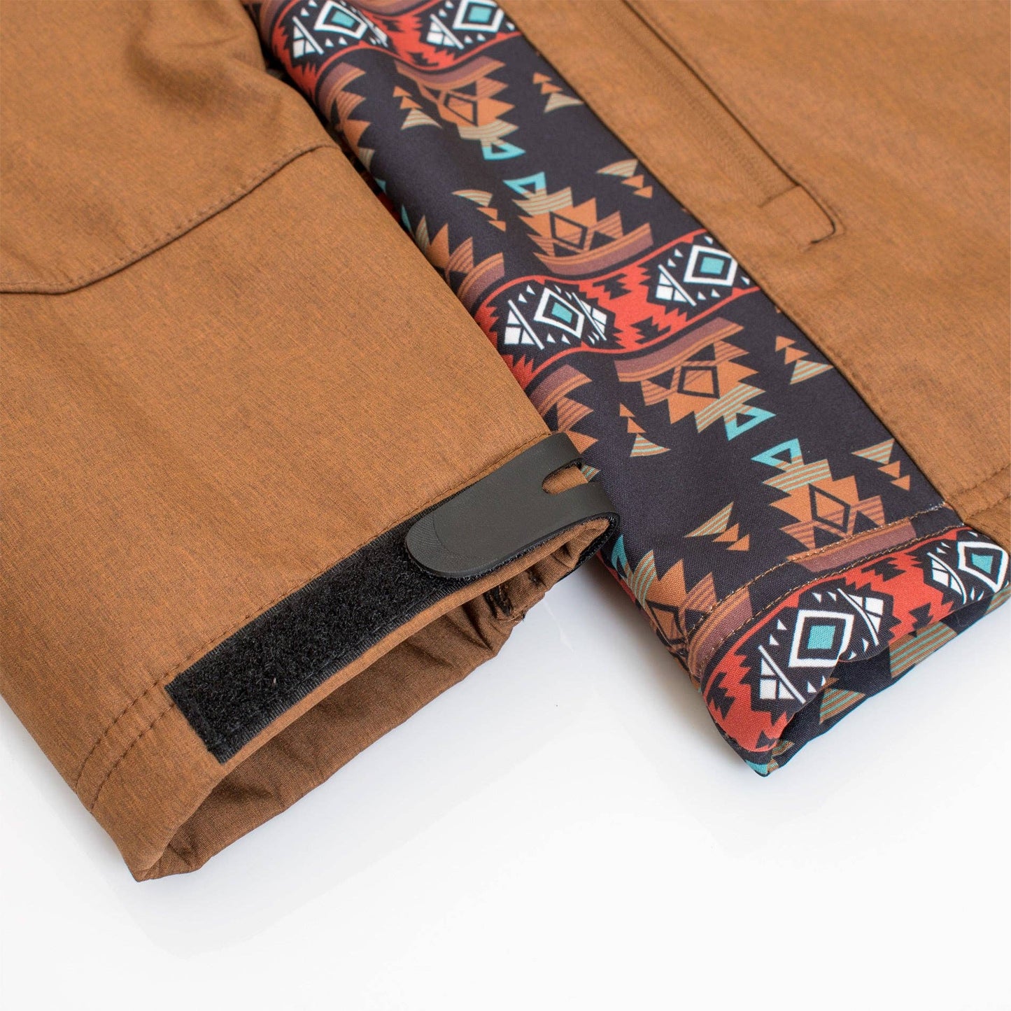 Cognac/Rust Aztec Print Jacket By Rodeo Clothing