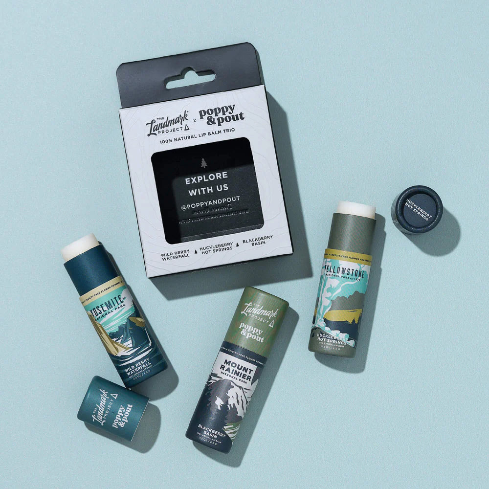 Landmark Project Lip Balm Trio by Poppy & Pout