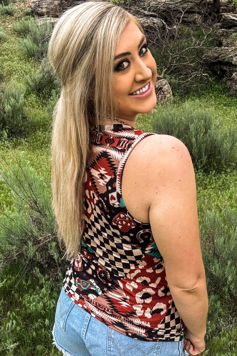 Life Is A Gamble Tank Top By Sterling Kreek