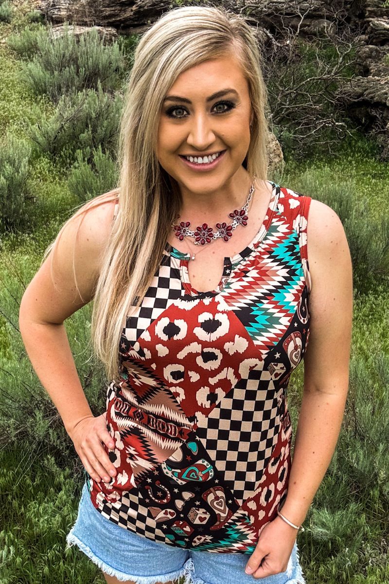 Life Is A Gamble Tank Top By Sterling Kreek