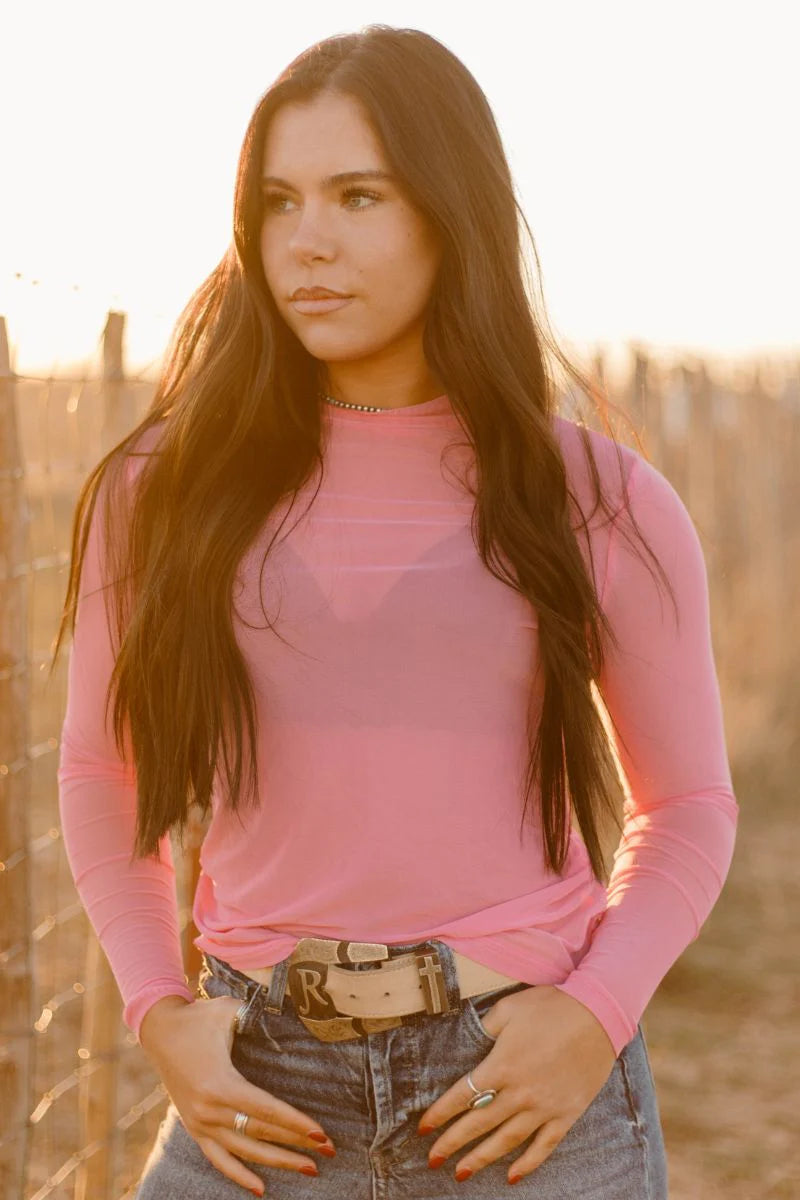 Meshed Out Light Pink By Sterling Kreek