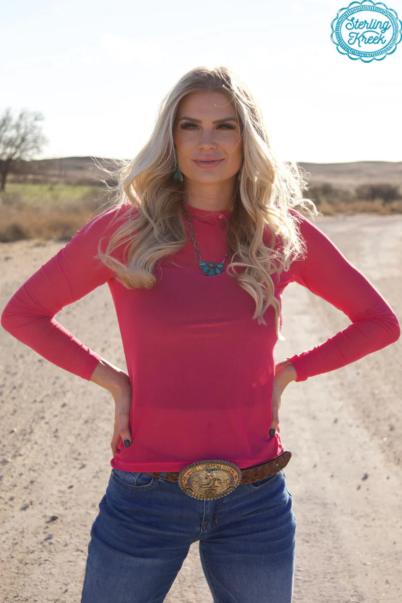 Meshed Out Pink By Sterling Kreek