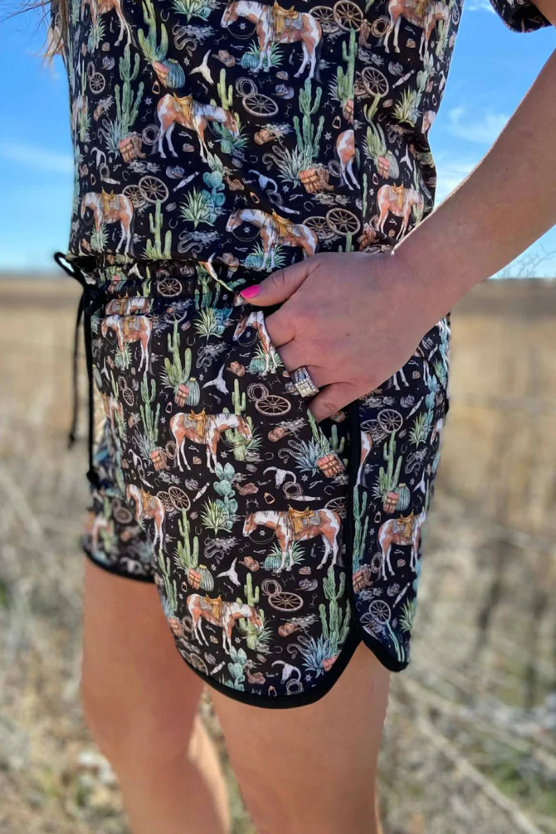 Cactus Run Shorts By Sterling Kreek