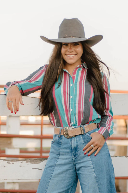 New To Country Button Up By Sterling Kreek