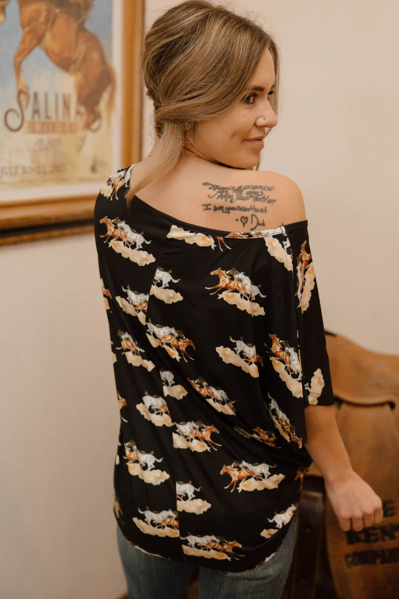 Painted Mare Top By Sterling Kreek