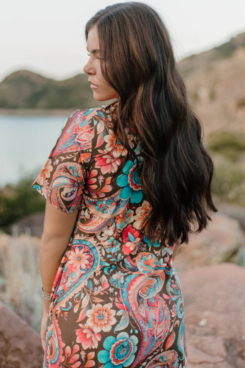 Paisley Of My Heart Maxi Dress By Sterling Kreek