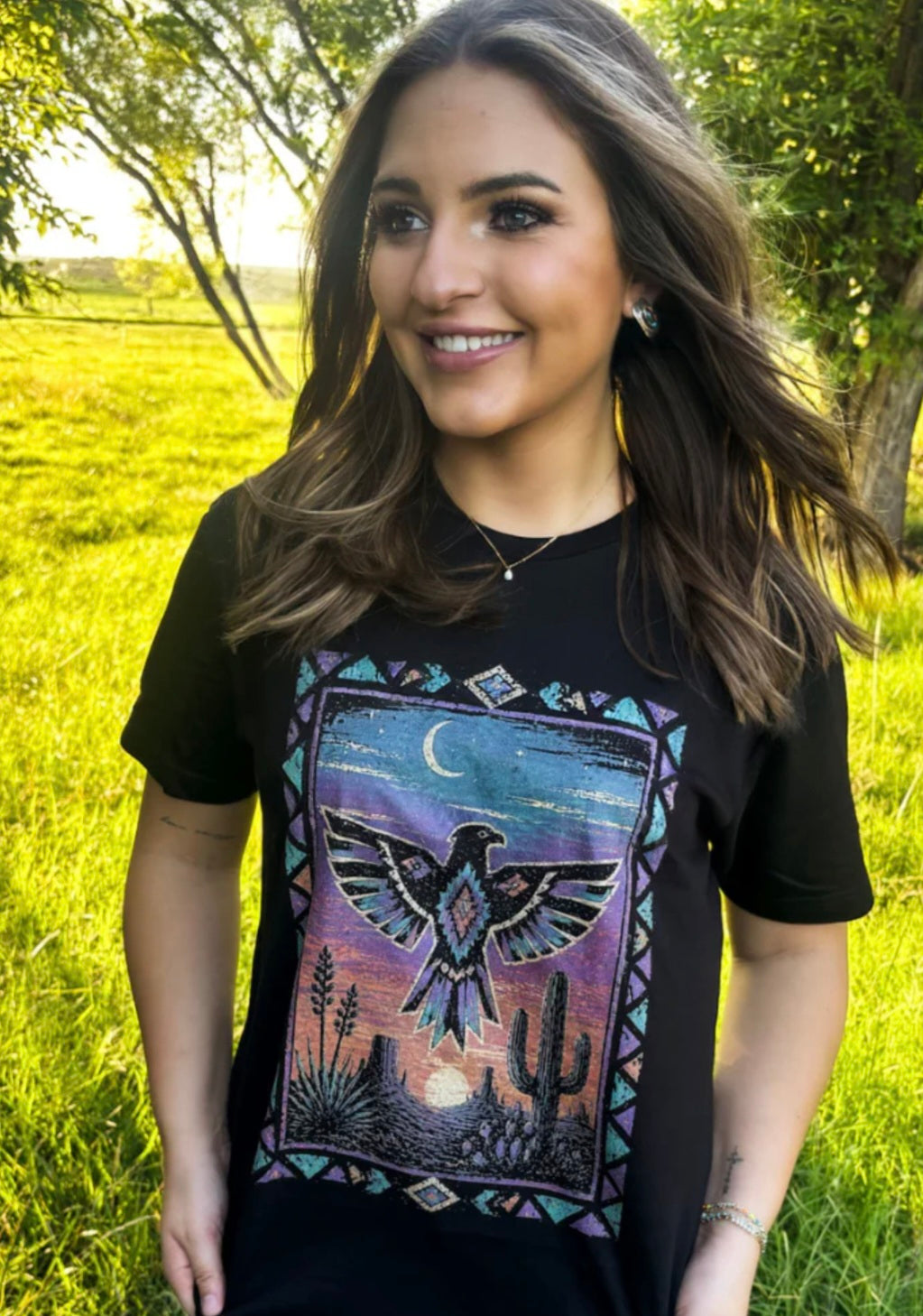 Midnight Thunderbird Tee By Sterling Kreek