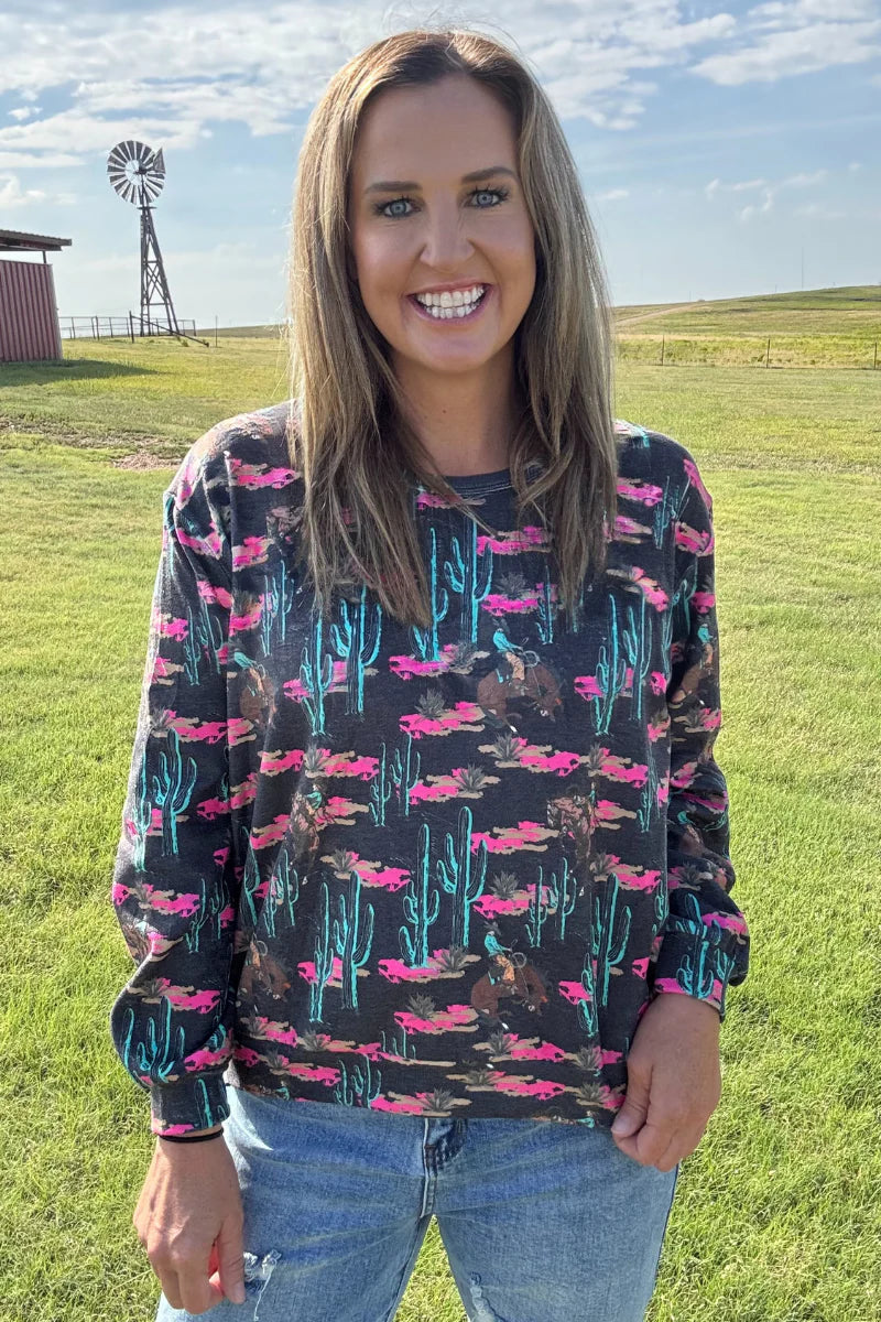 Rosette Rodeo Top By Sterling Kreek