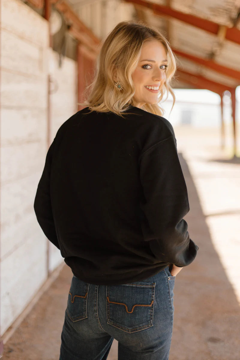 Santa's Cattle Drive Pullover By Sterling Kreek