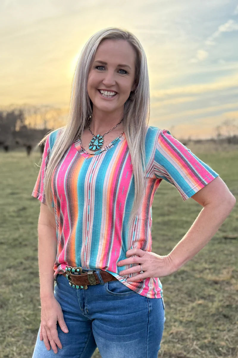 Summer Serape Top By Sterling Kreek