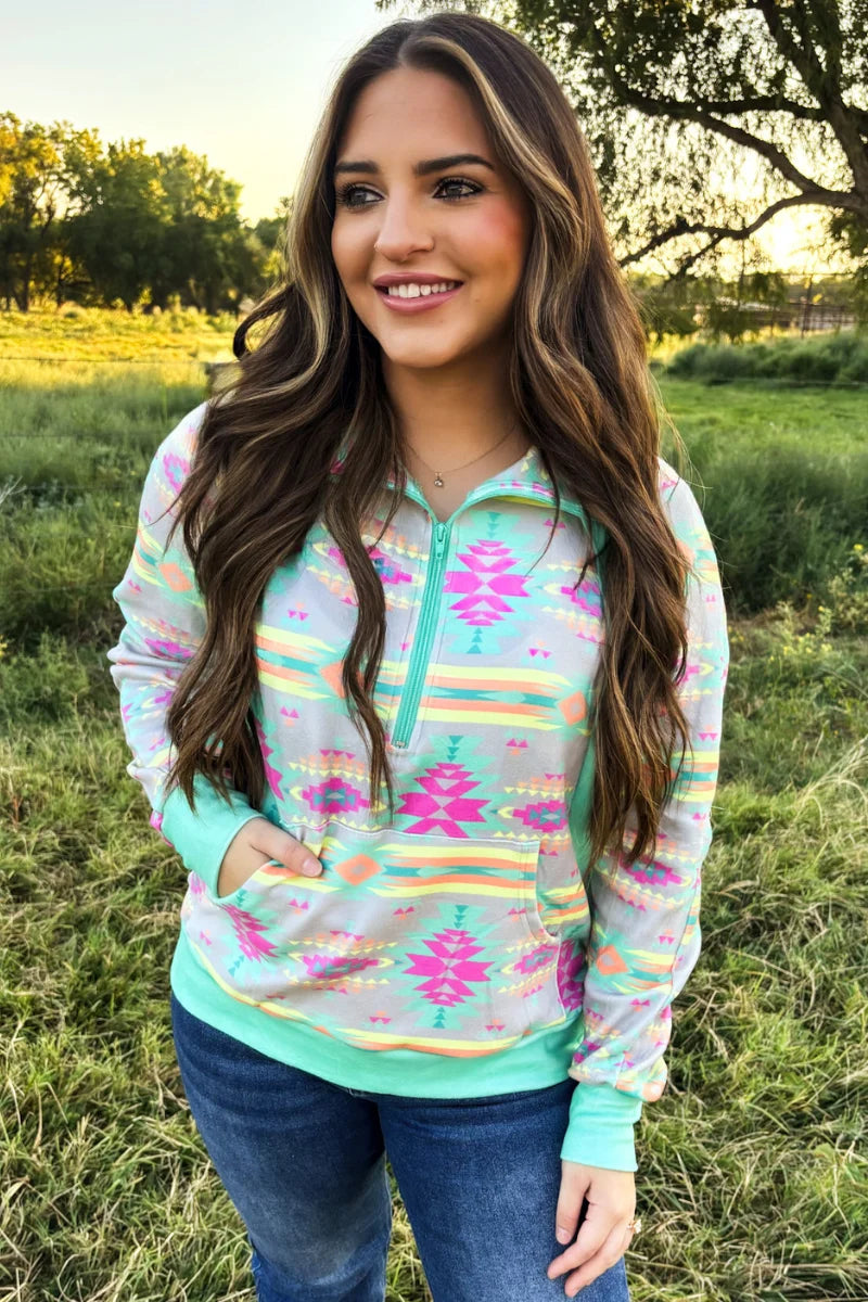 Aztec Daydream Pullover By Sterling Kreek