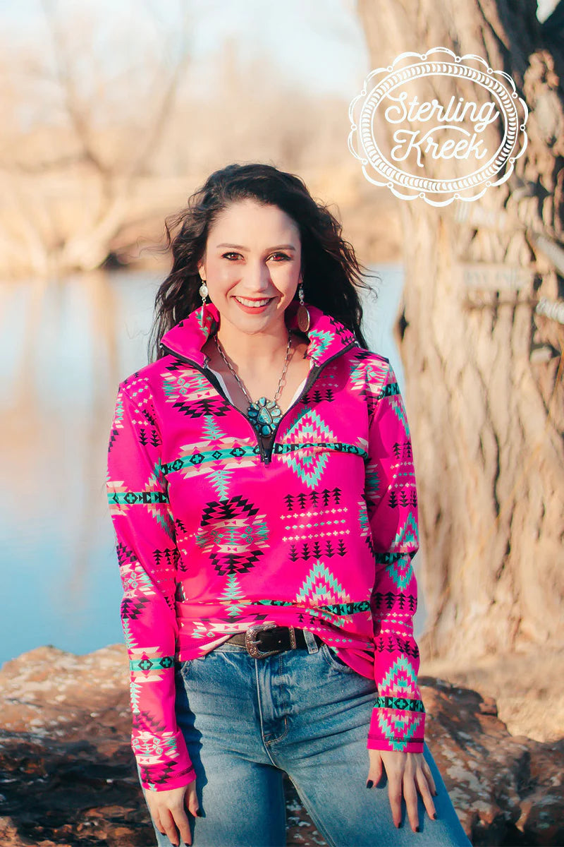 Blushing Babe Pullover By Sterling Kreek