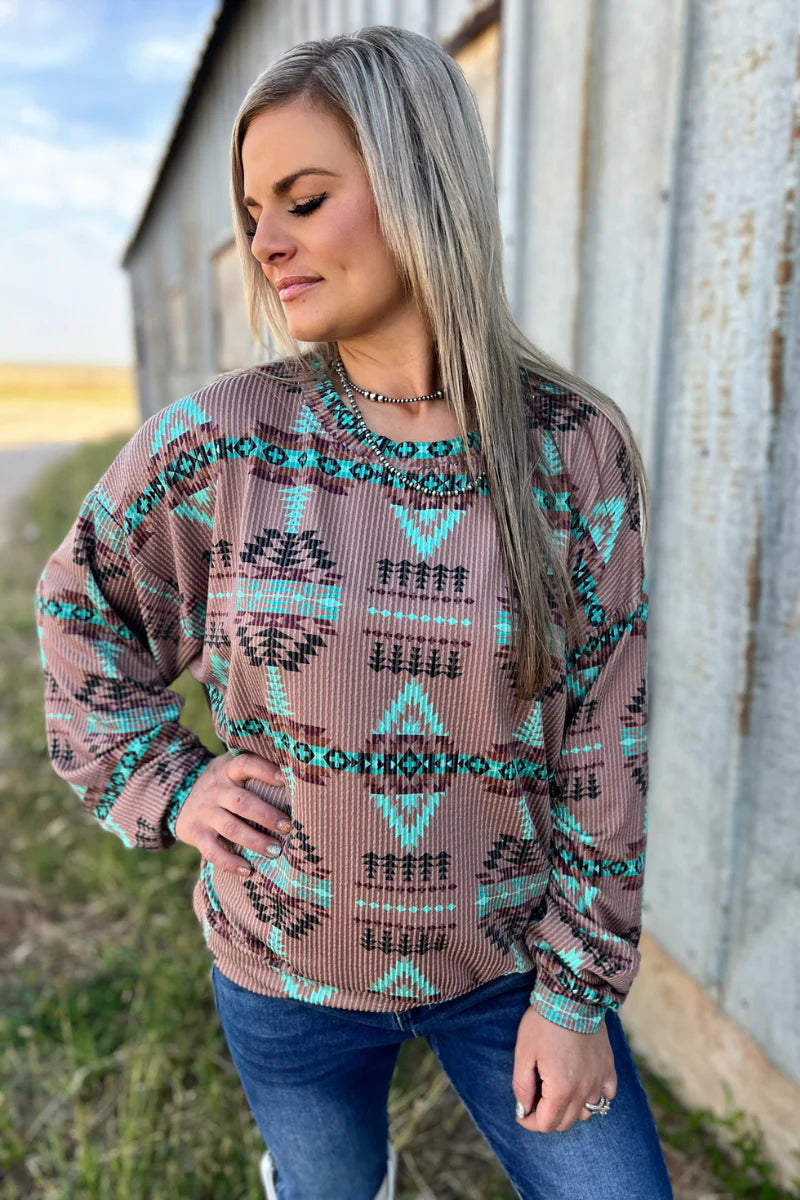 Colorado Sunset Sweater By Sterling Kreek