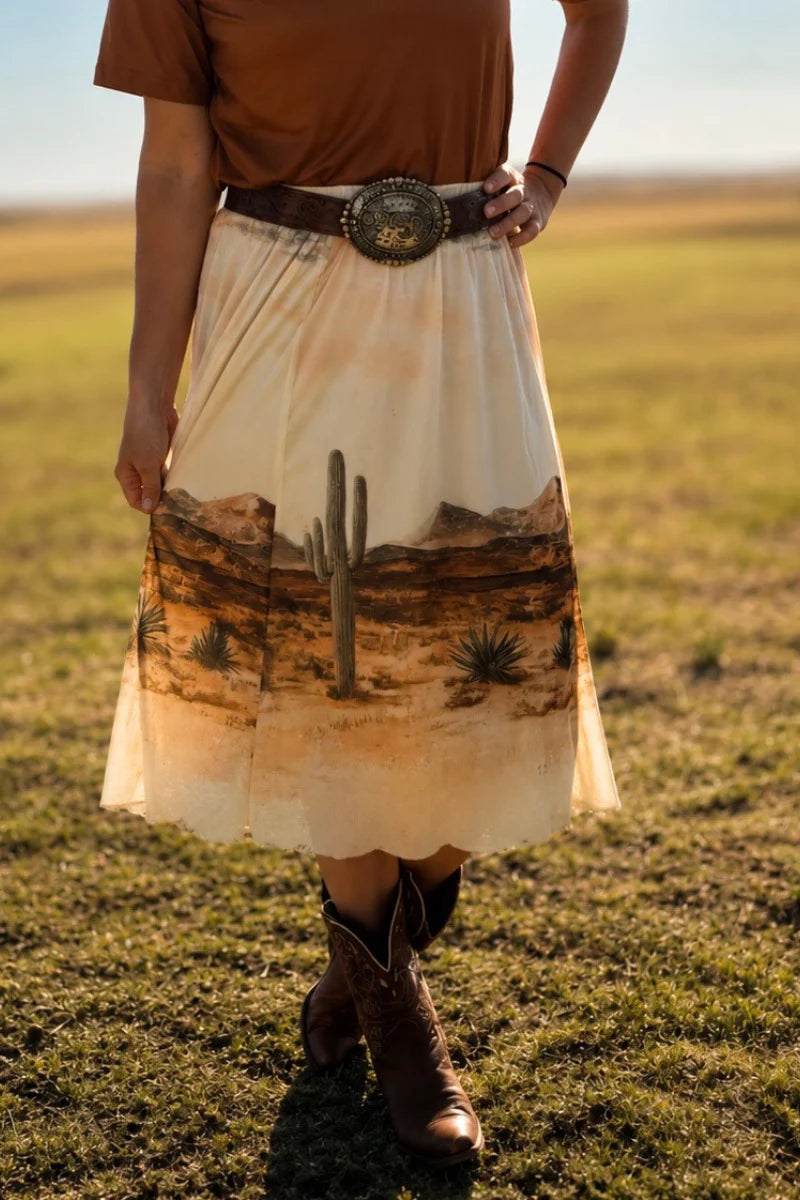 Desert Horizon Skirt By Sterling Kreek