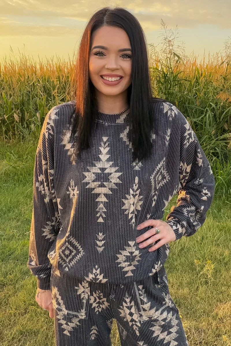 Frontier Trail LS Top By Sterling Kreek
