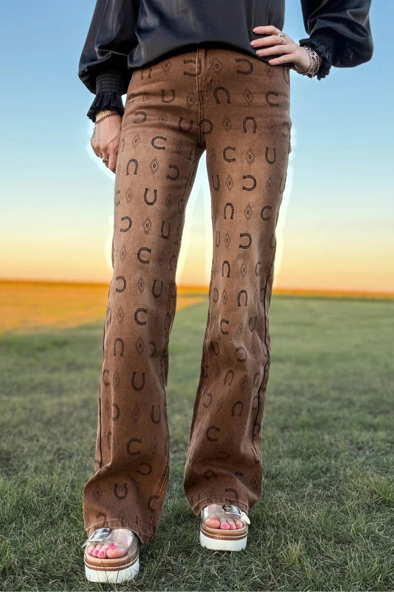 Horseshoe Honey Jeans By Sterling Kreek