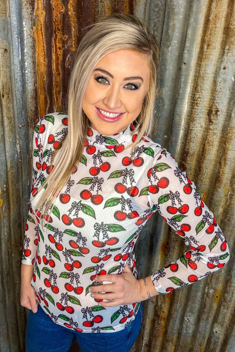Cherry On Top Mesh By Sterling Kreek