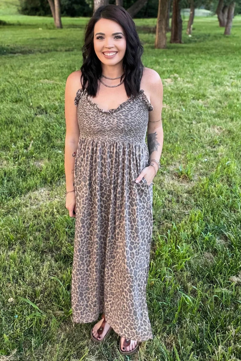 Spotted Wild Dress By Sterling Kreek