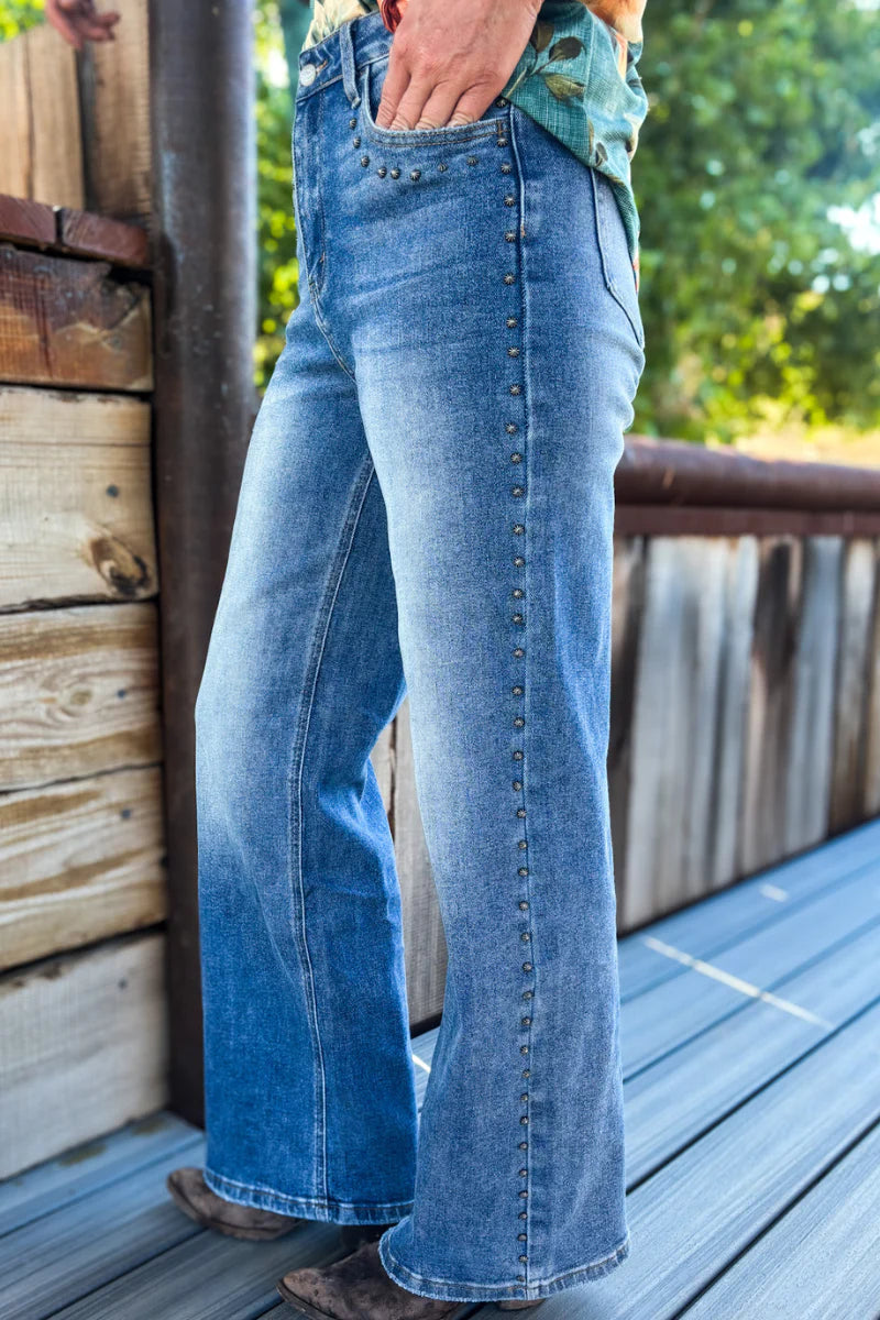 Studded SK Denim By Sterling Kreek
