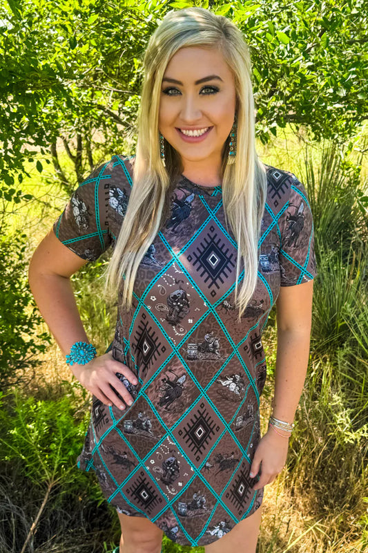 Wild & Western Dress By Sterling Kreek